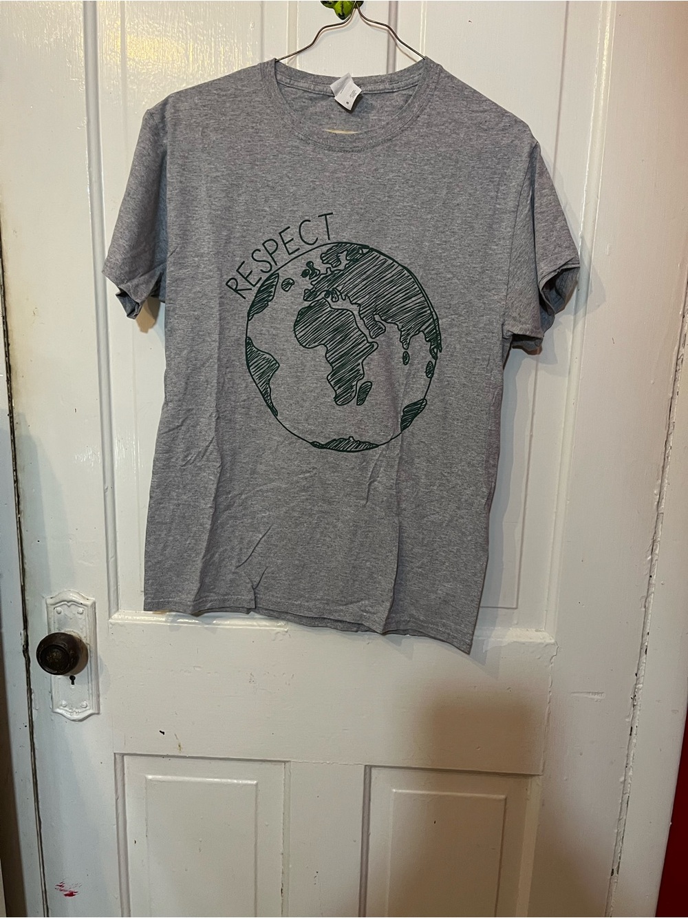 Respect Earth Graphic Tee - Gray